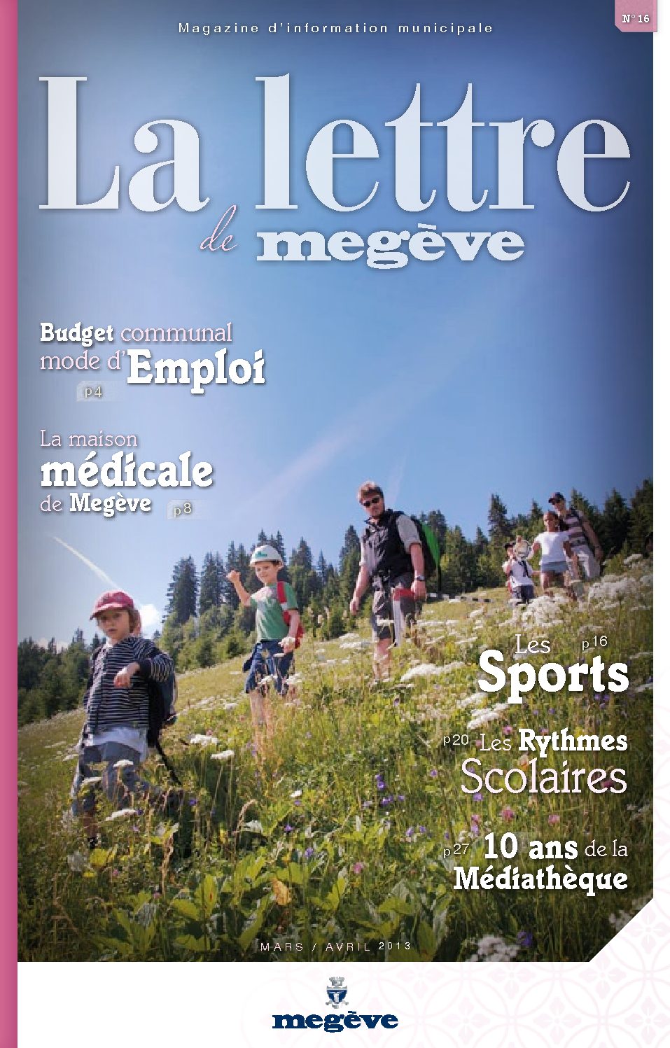 photo de couverture de La Lettre de Megève 16