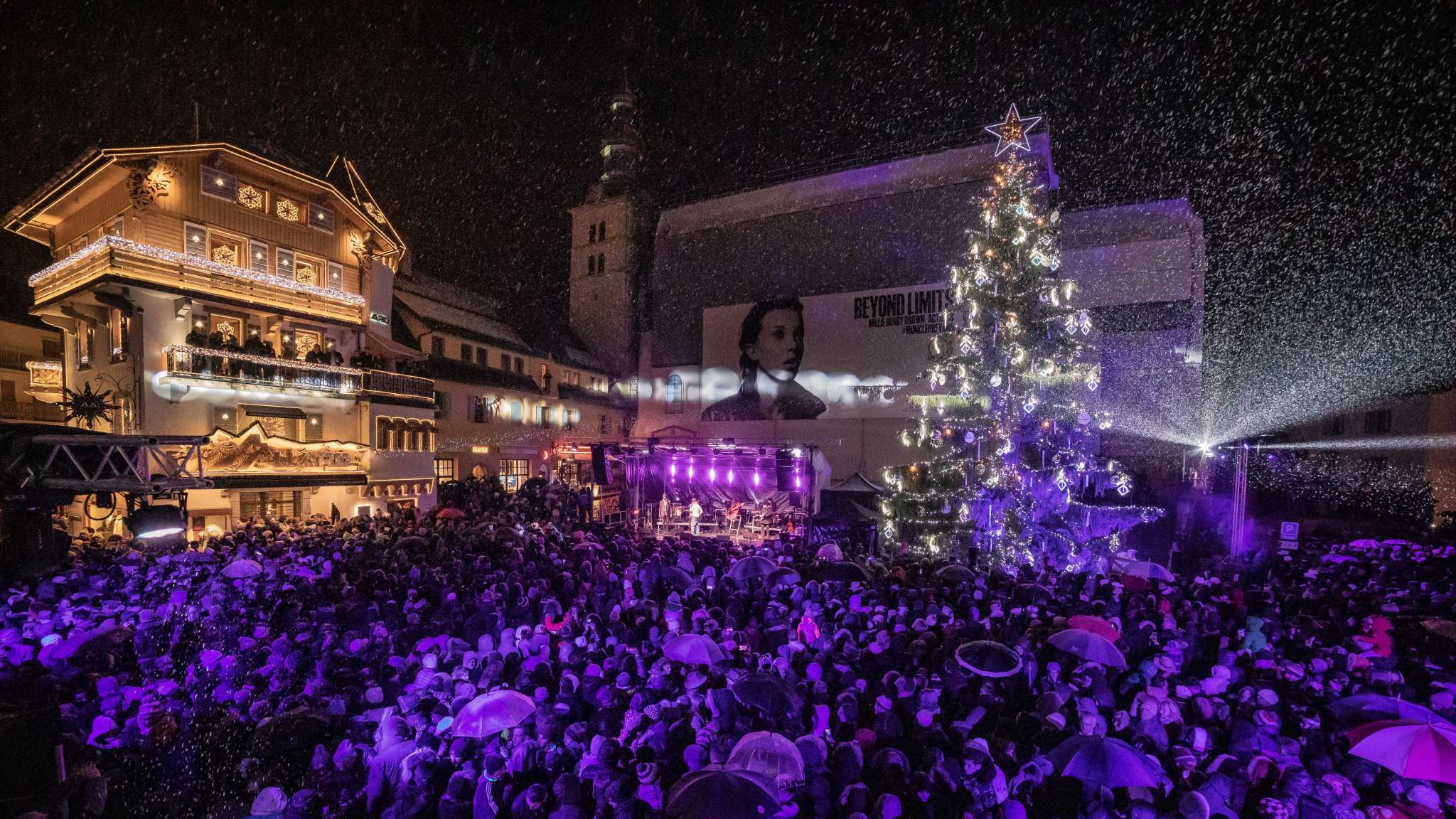 illumination du sapin 2018/19
