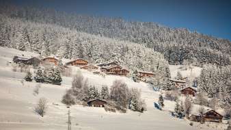 village en hiver
