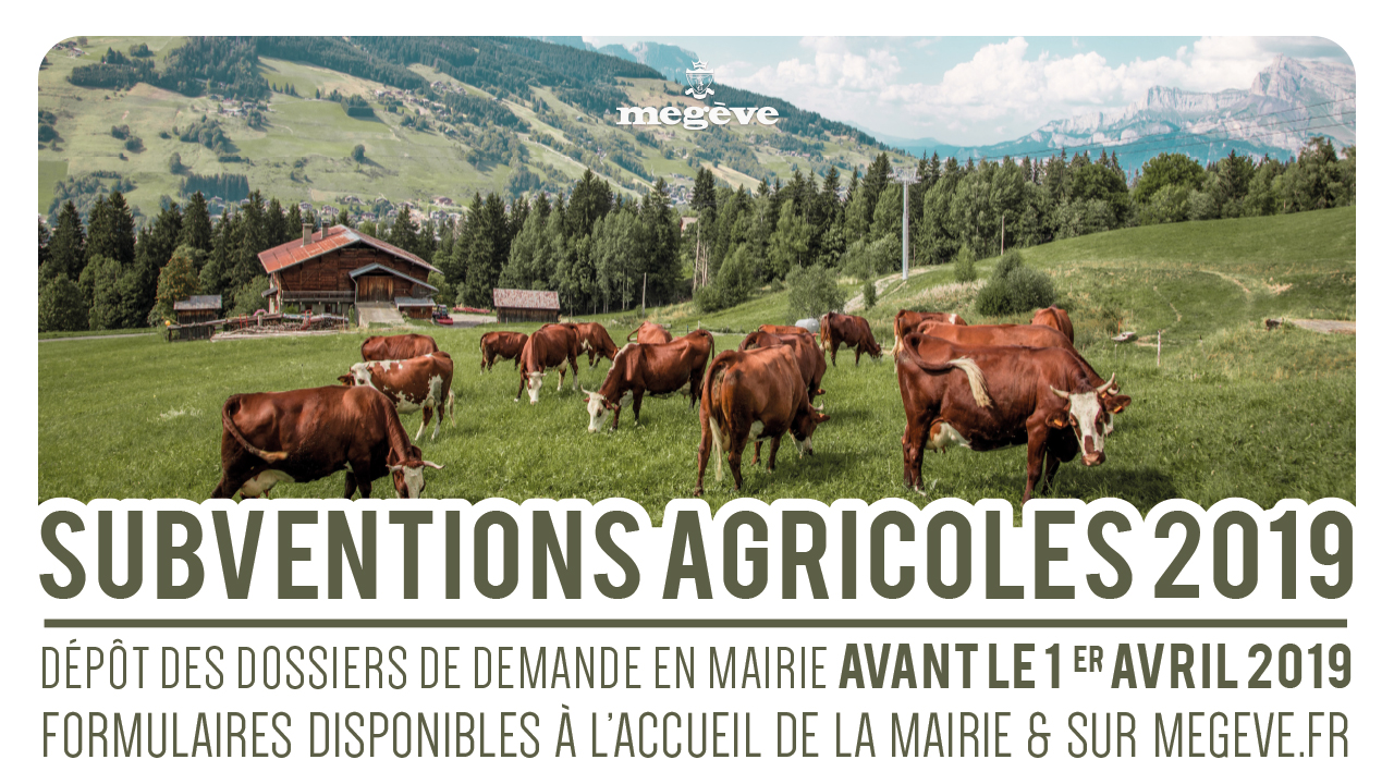 affiche Subventions Agricoles